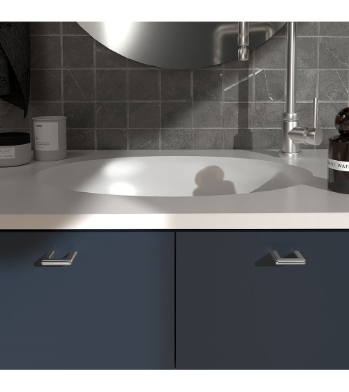 NOX polished chrome furniture handle designer handle