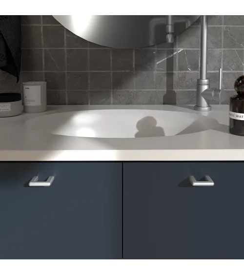 NOX satin chrome furniture handle designer handle