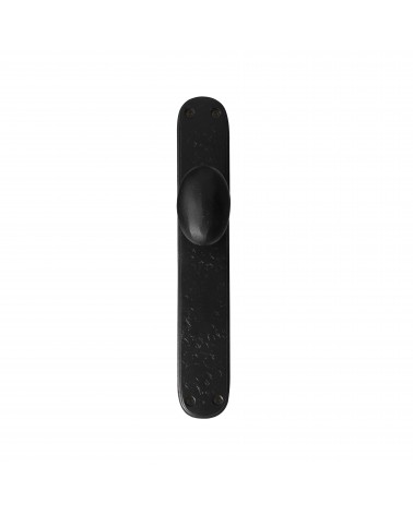 Retro - industrial oval iron door handle 1018 - designer handle