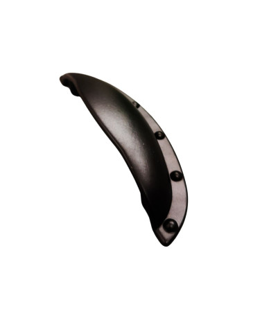 Matt black ASHEMA furniture handle design handle side view