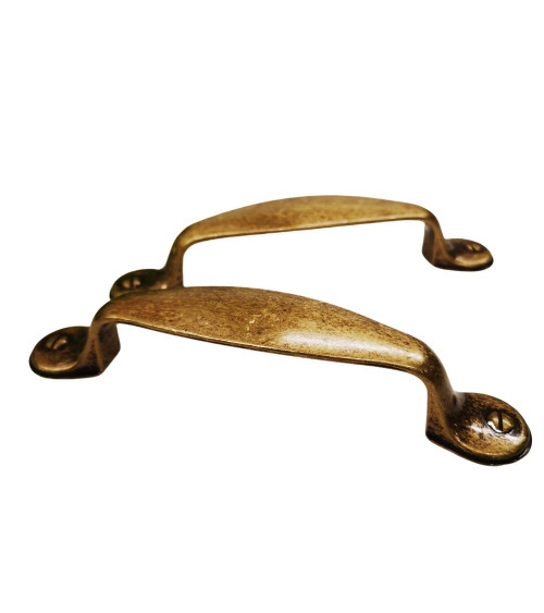 CLIO furniture handle designer handle patinated brass