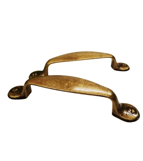 CLIO furniture handle designer handle patinated brass