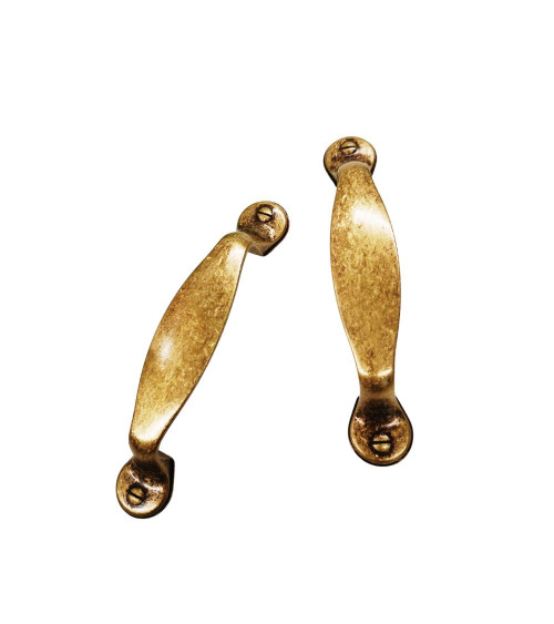 CLIO furniture handle designer handle patinated brass