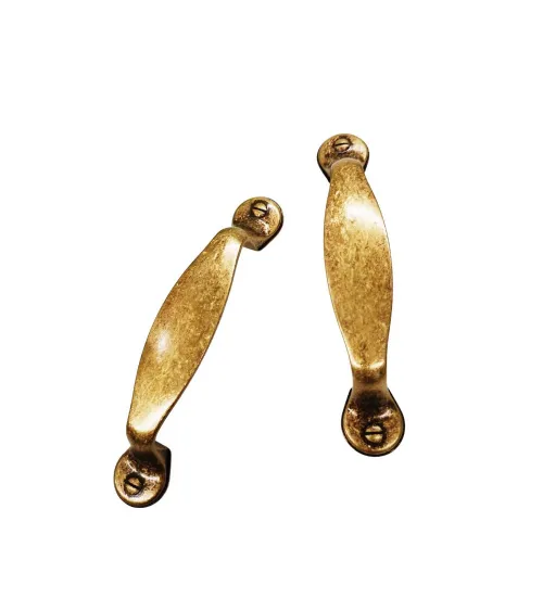 CLIO furniture handle designer handle patinated brass