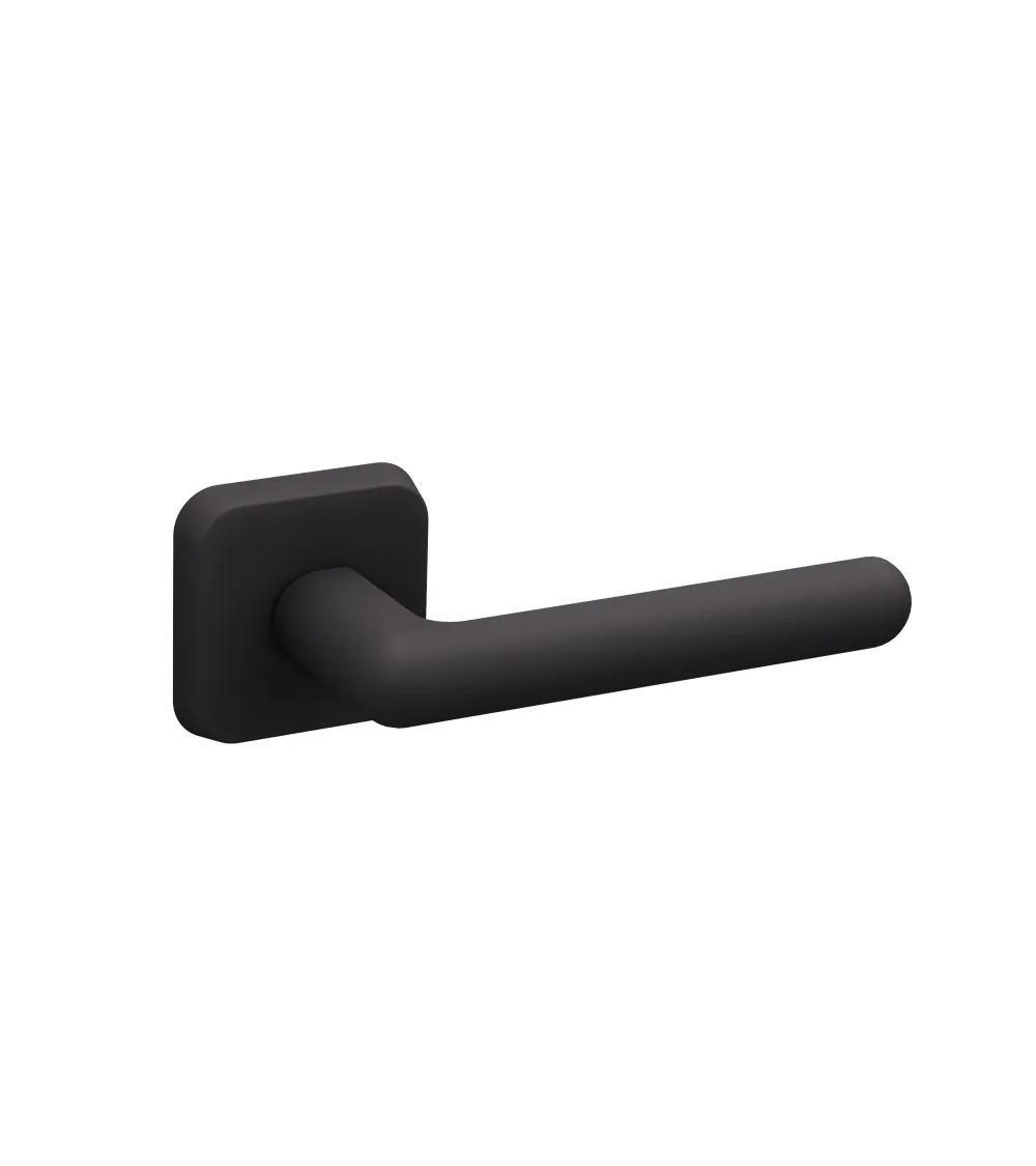 NOX matt black square door handle design handle