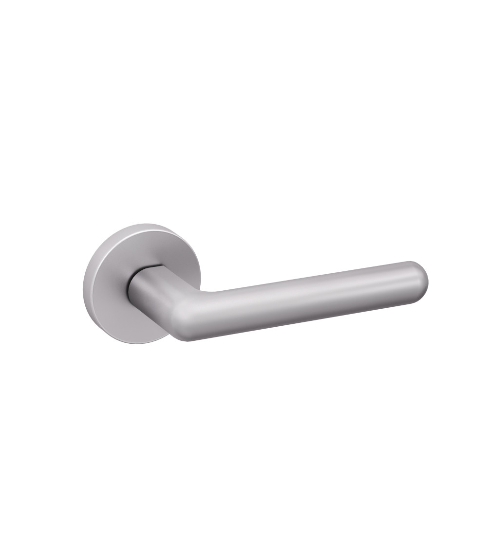Satin chrome NOX door handle designer hardware