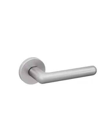 Satin chrome NOX door handle designer hardware