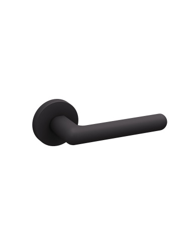 Matt black NOX door handle designer hardware