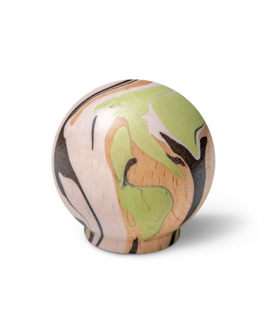 Réséda beech wood furniture knob