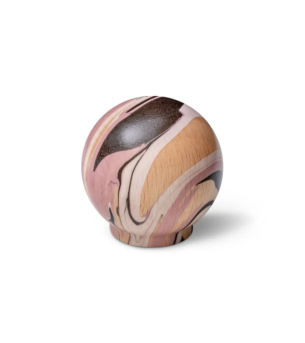 Beech wood furniture knob Lilac