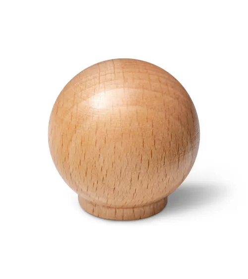 Beech wood furniture knob
