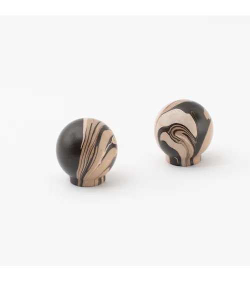 Beech wood furniture knob Espresso