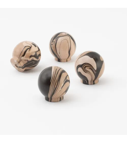 Beech wood furniture knob Espresso