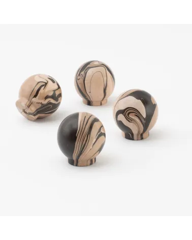Beech wood furniture knob Espresso