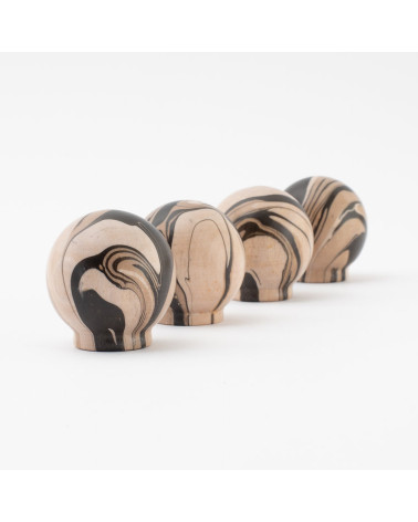 Beech wood furniture knob Espresso