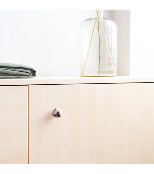 Beech wood furniture knob Espresso
