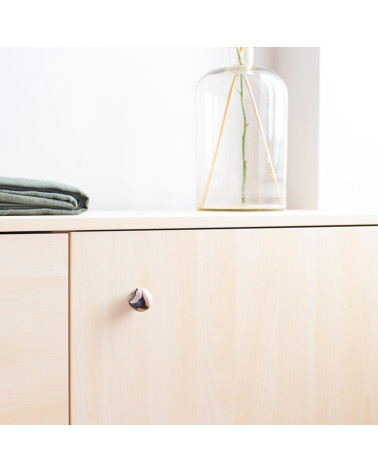 Beech wood furniture knob Espresso