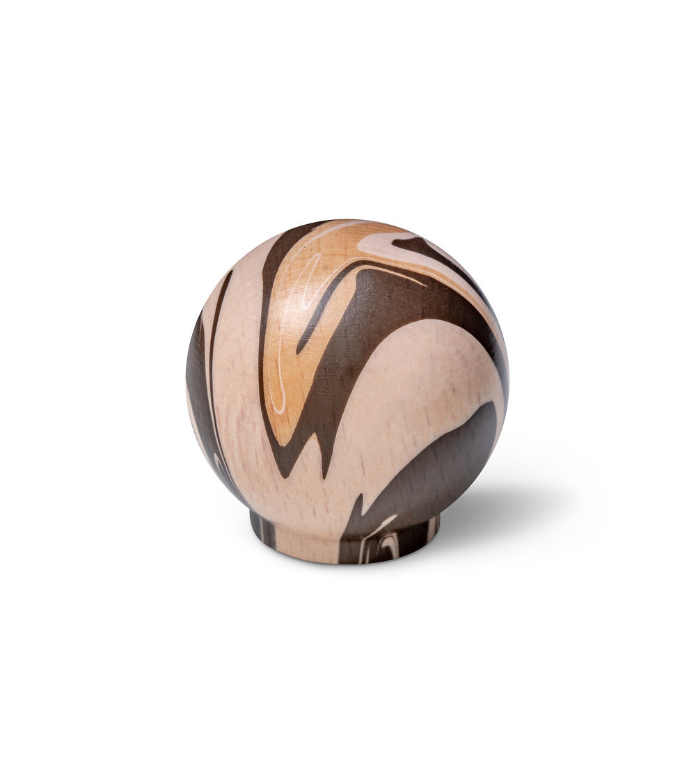Beech wood furniture knob Espresso