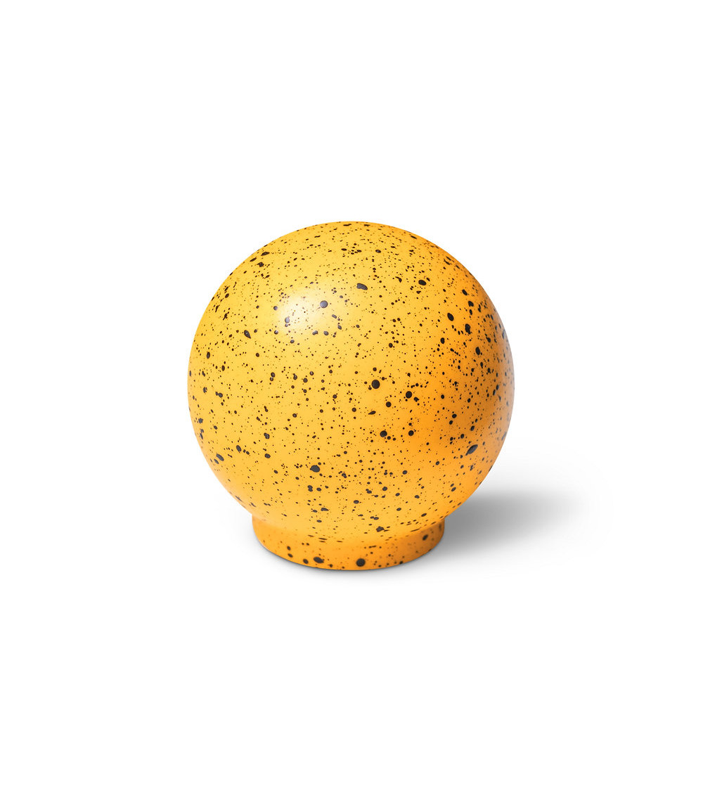 Beech wood furniture knob Yellow Mix