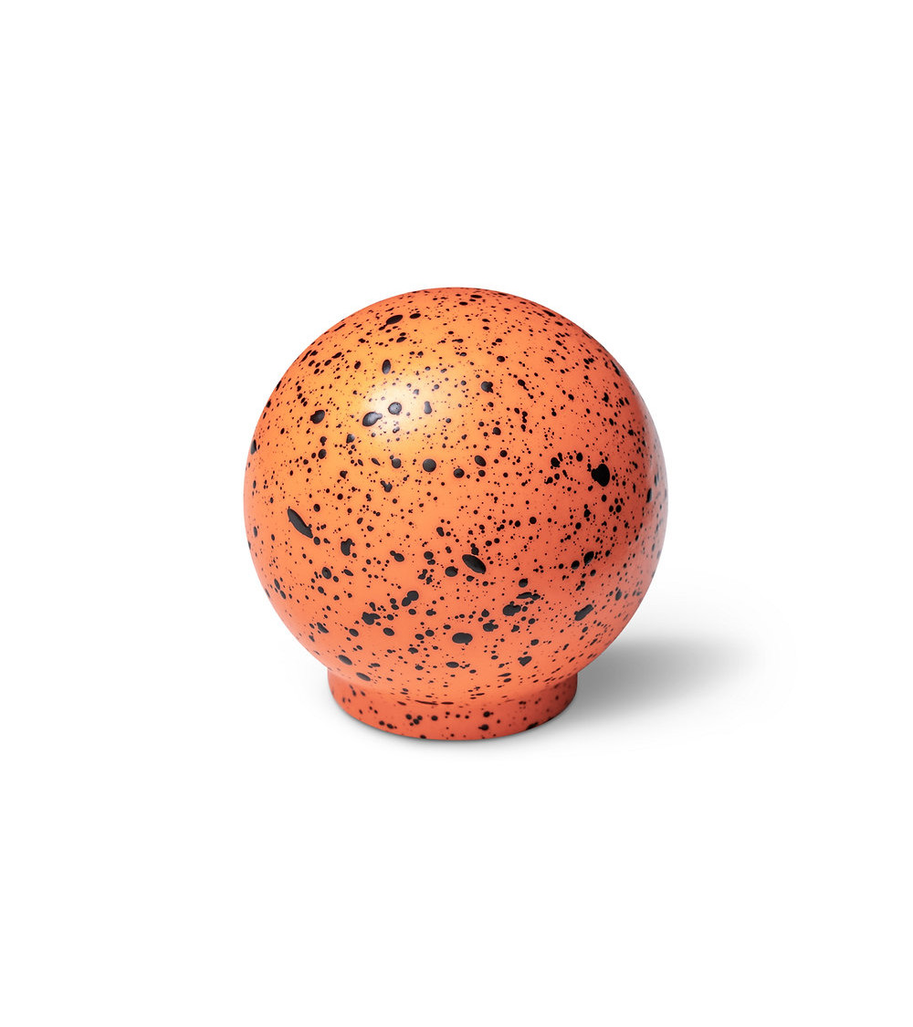 Beech wood furniture knob Orange Mix
