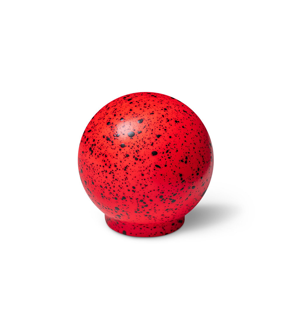 Beech wood furniture knob Red Mix