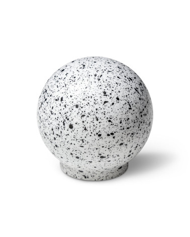 Beech wood furniture knob White and black Mix