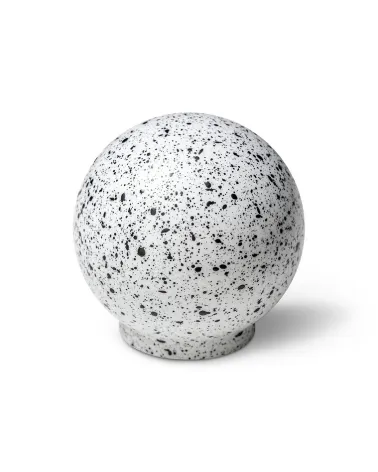 Beech wood furniture knob White and black Mix