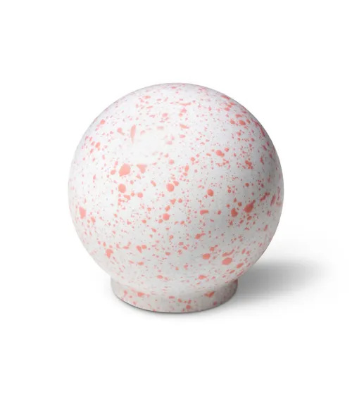 Beech wood furniture knob White and pink Mix