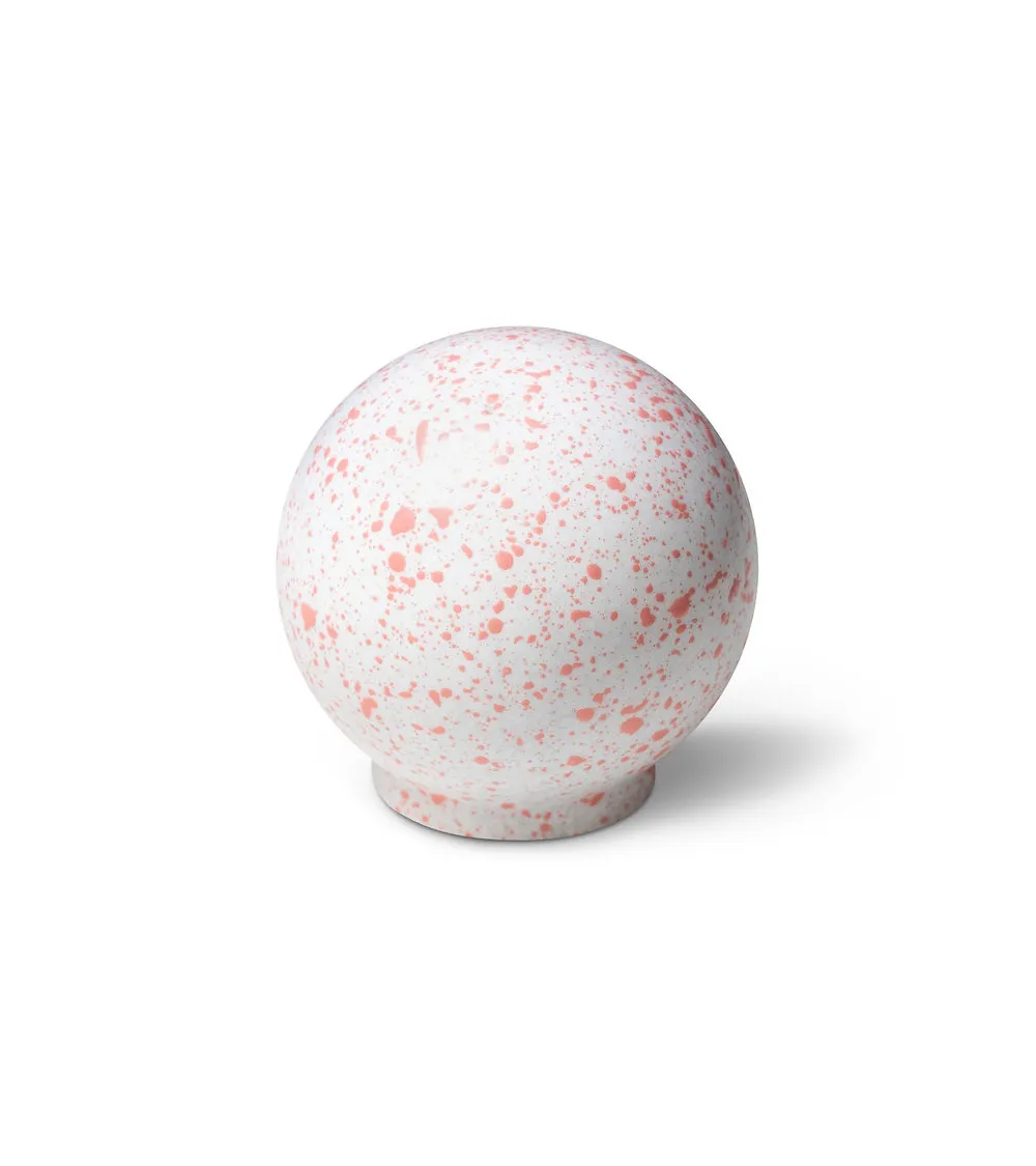 Beech wood furniture knob White and pink Mix