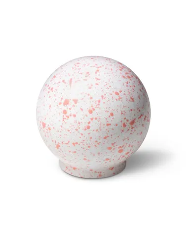 Beech wood furniture knob White and pink Mix