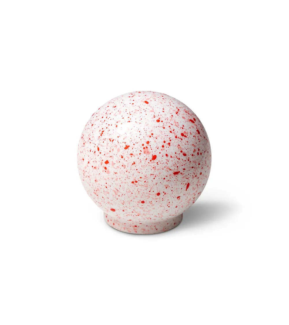 Beech wood furniture knob Raspberry mousse Mix by White