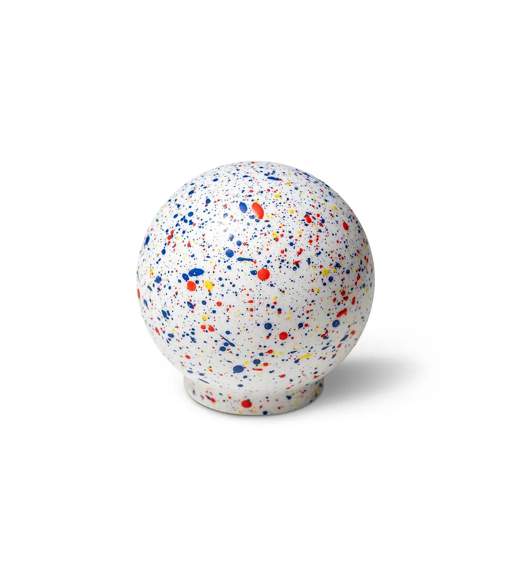 Beech wood furniture knob F.T.P. Mix - white blue yellow red