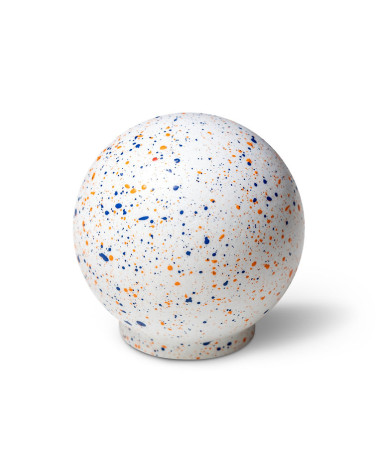 Beech wood furniture knob Mix - White blue orange