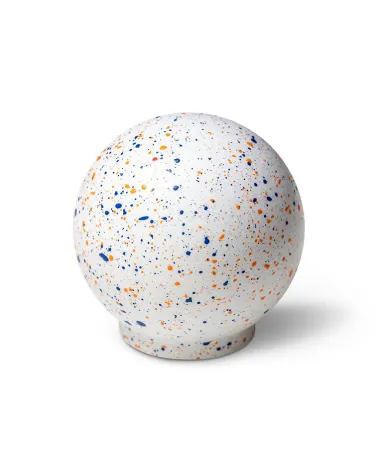 Beech wood furniture knob Mix - White blue orange