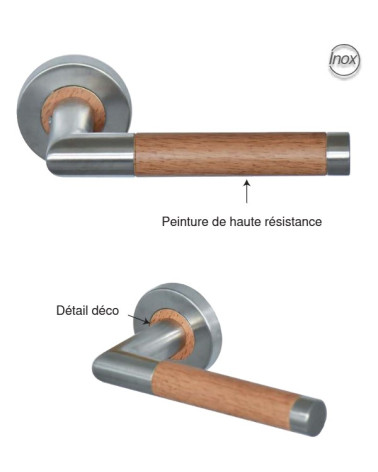 Two Listrac handles side view