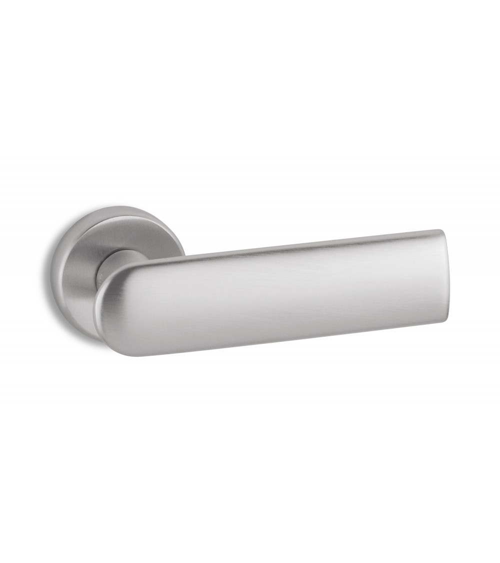 Satin chrome ENTO REFLEX door handle