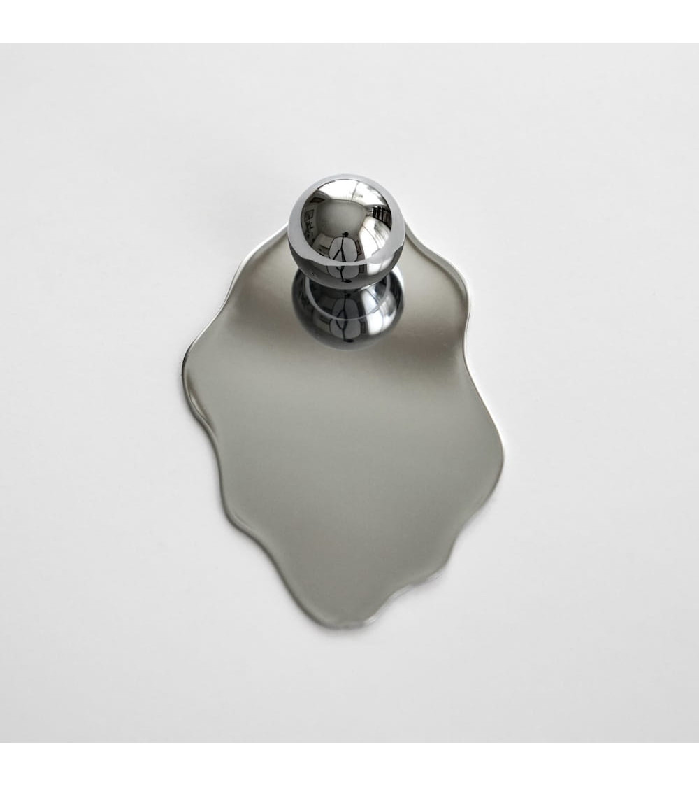 Oyster chrome furniture handle