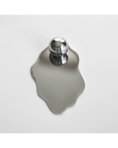 Oyster chrome furniture handle