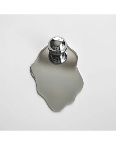 Oyster chrome furniture handle