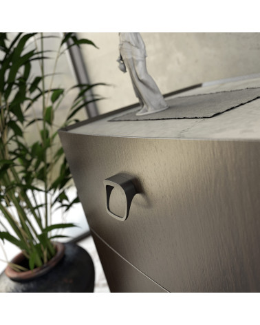 LAGO-1 furniture handle designer handle colour 5 fitted on furniture