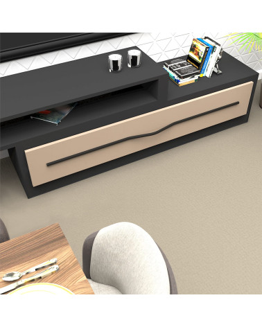 Matt black APRO furniture handle design handle mounted on furniture
