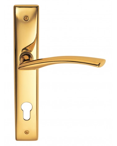 Mandelli Zoom design door handle on longitudinal plate