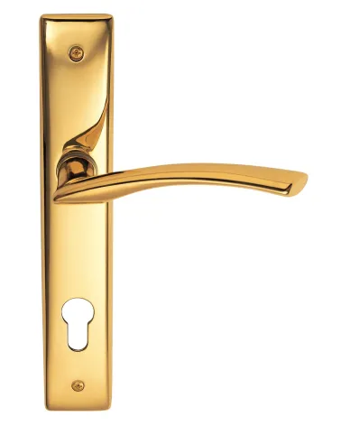 Mandelli Zoom design door handle on longitudinal plate