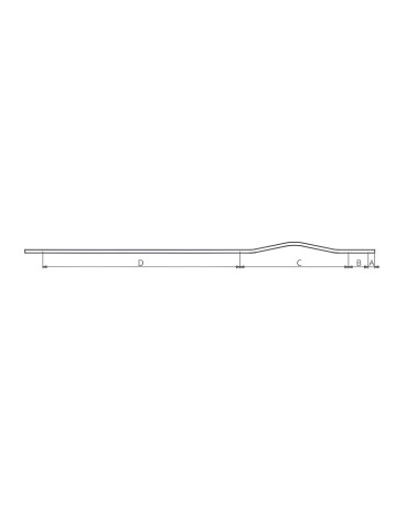 APRO-2 furniture handle with technical diagram
