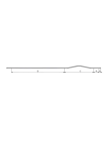 APRO-2 furniture handle with technical diagram