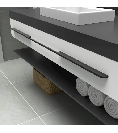 LANA matt black furniture handle design handle