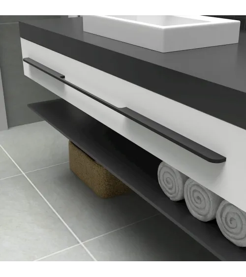 LANA matt black furniture handle design handle
