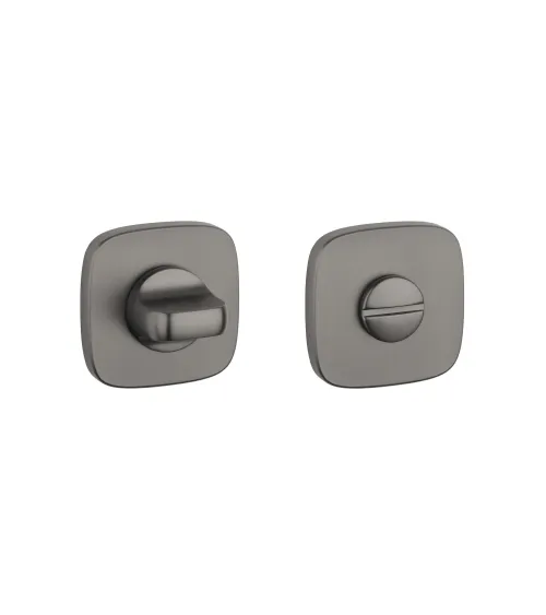 Square-round WC door rose plate design hardware