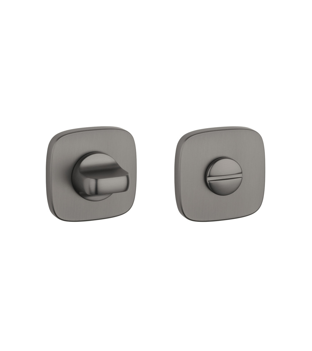 Square-round WC door rose plate design hardware