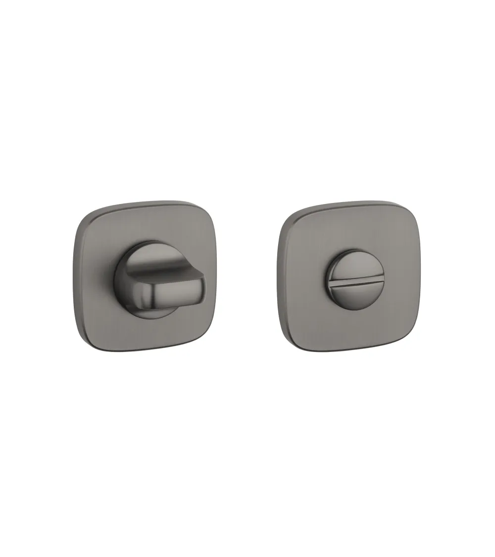 Square-round WC door rose plate design hardware